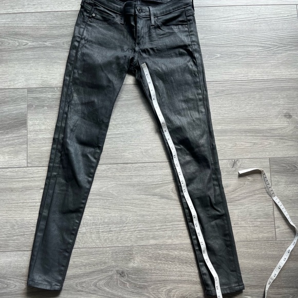 AG The Absolute Legging Extreme Skinny Jean in Black Size 24R - Picture 5 of 5